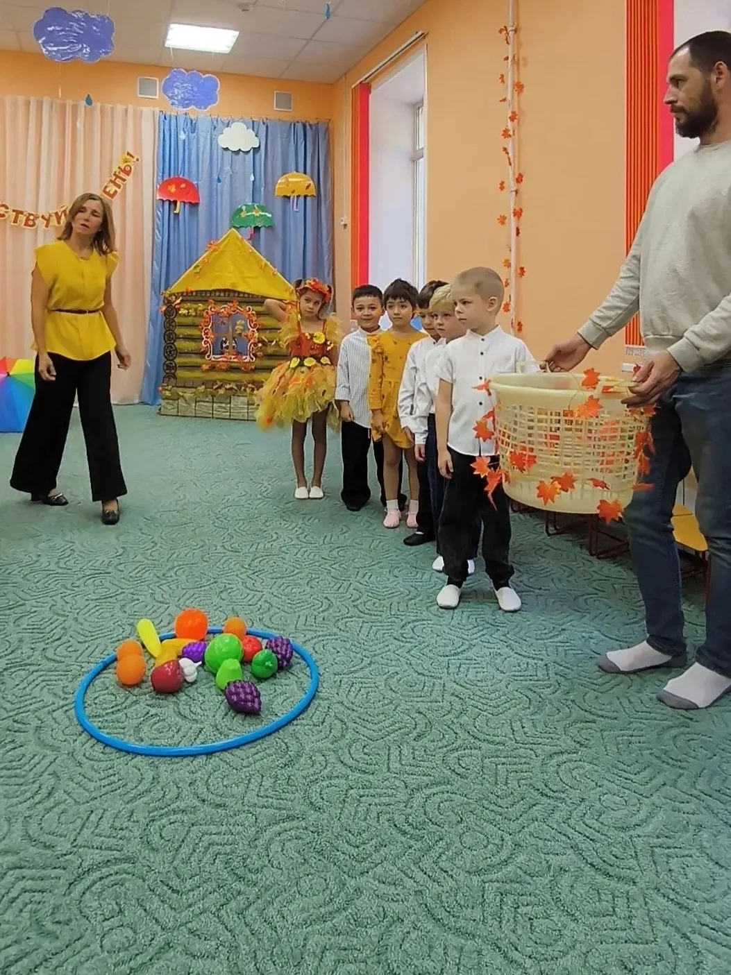 ✨ Осенний праздник «Осенний теремок» в 5 корпусе нашего ДОУ! 🍁