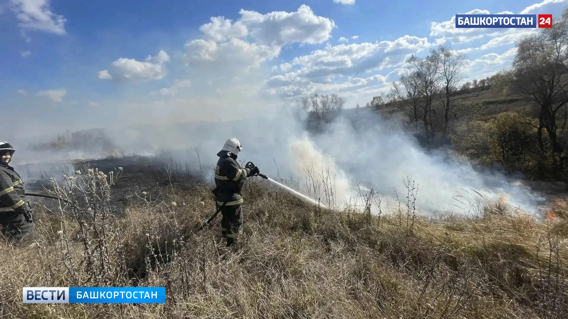 За сутки в Башкирии ликвидировали четыре ландшафтных пожара
