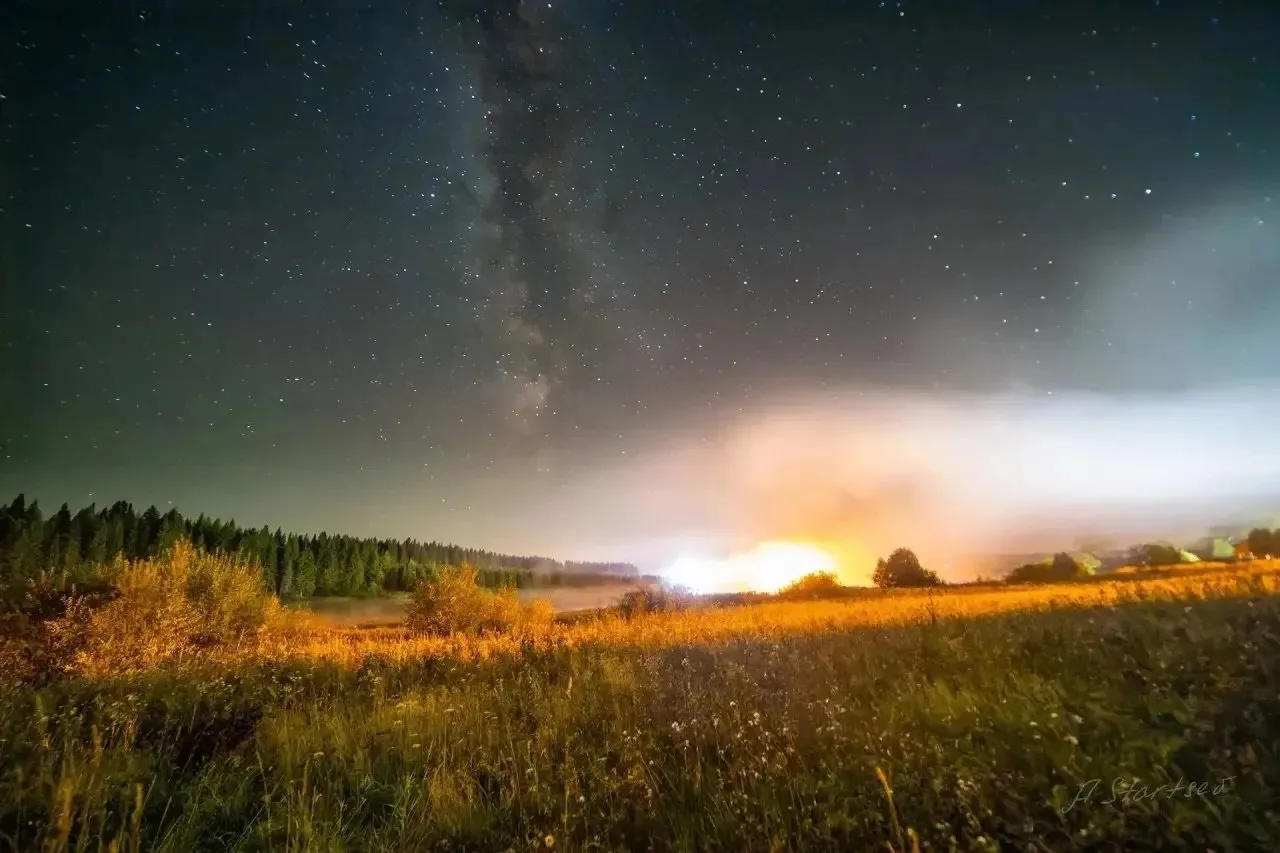 🌌 Звёздное небо и Млечный Путь в Лысьвенском районе