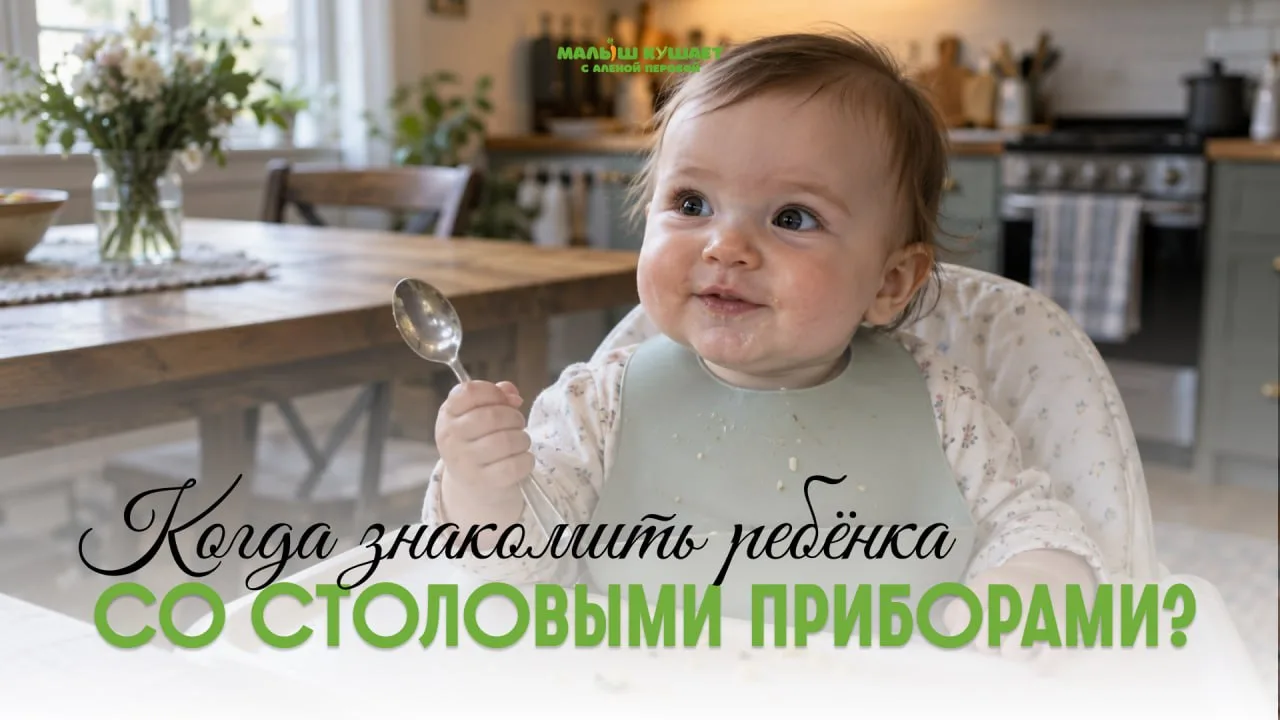 Многие мамы ждут, когда малыш «дорастёт» до ложки. Но знакомство со столовыми приборами...