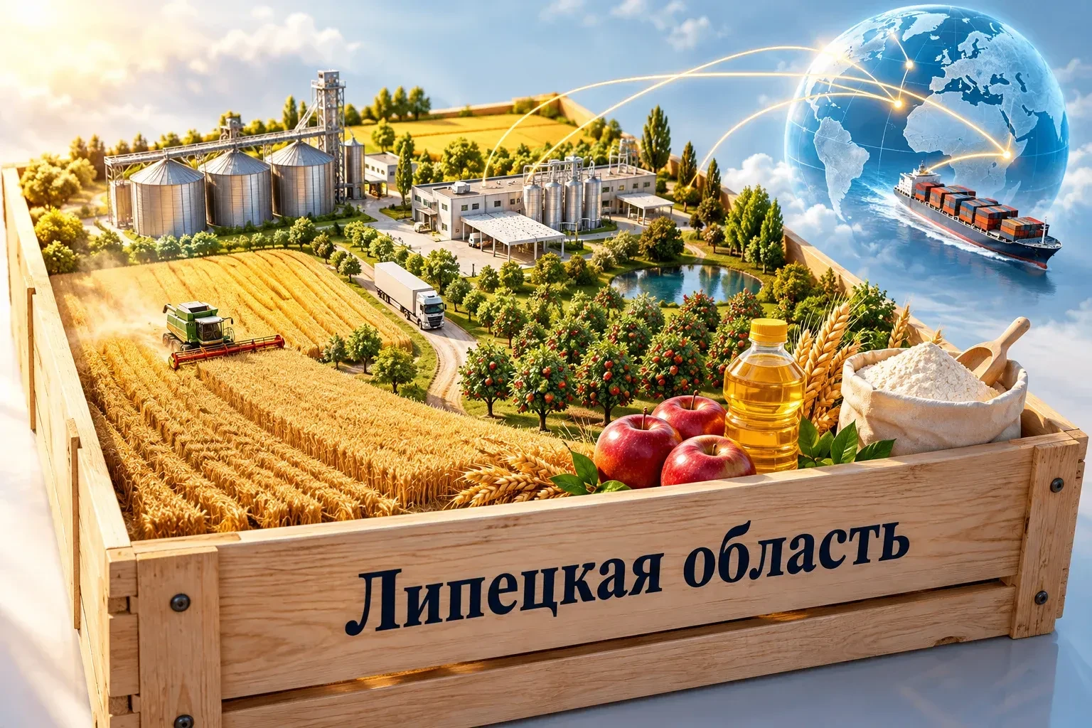 Липецким сельхозникам помогут продать излишки продукции.