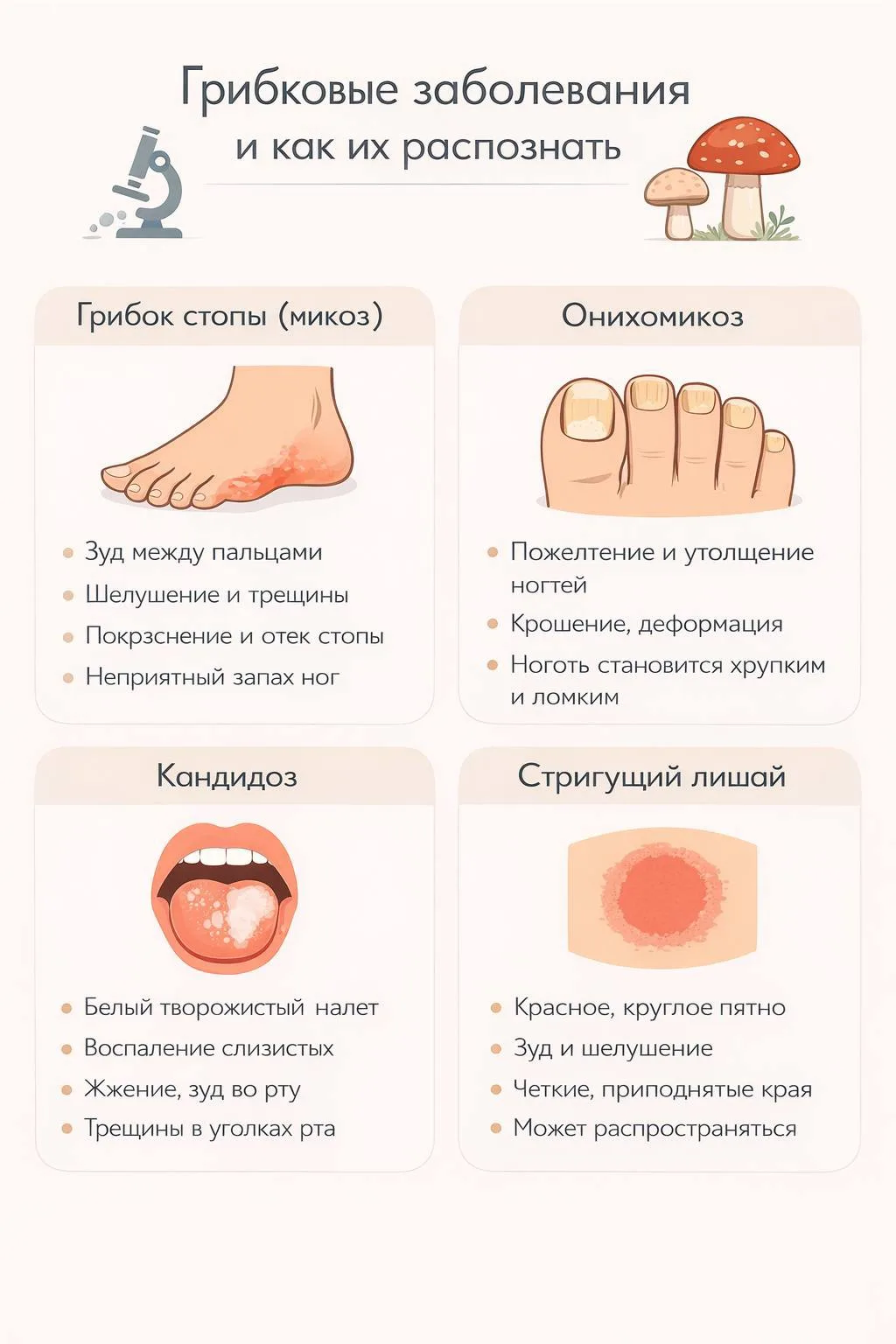 Грибковые инфекции кожи — одна из самых частых, но при этом часто игнорируемых проблем....