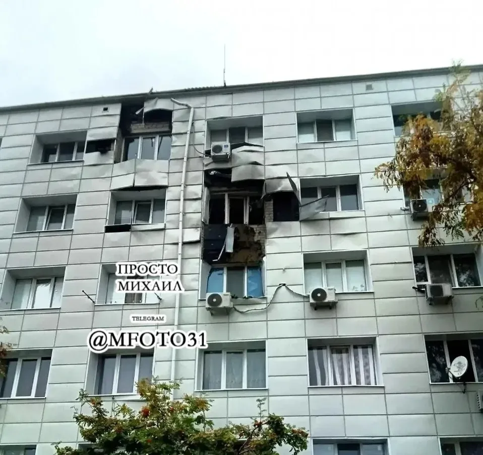 ❗️Шебекино последствия атаки дрона на многоквартирный дом