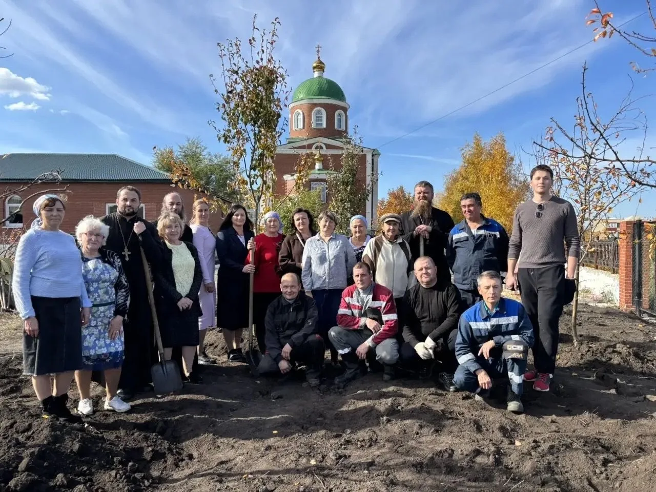 🌳 Благоустройство продолжается: фруктовый сад появился у храма в мкр. Южный