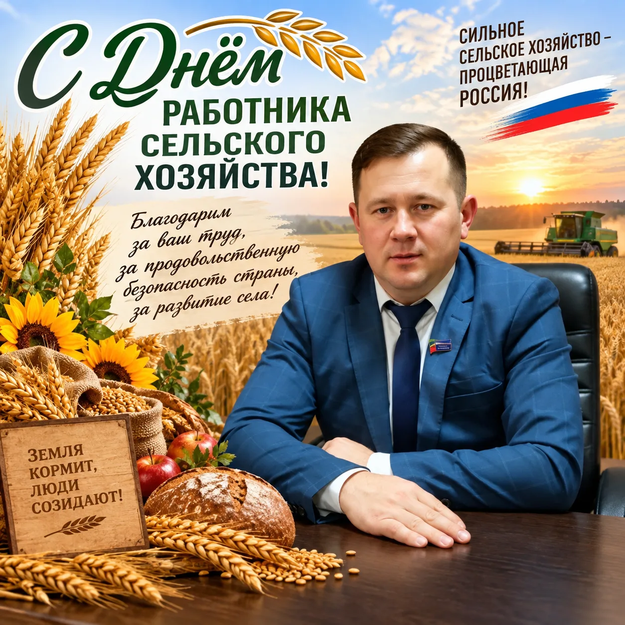 Уважаемый коллектив, дорогие ветераны отрасли, уважаемые труженики села!