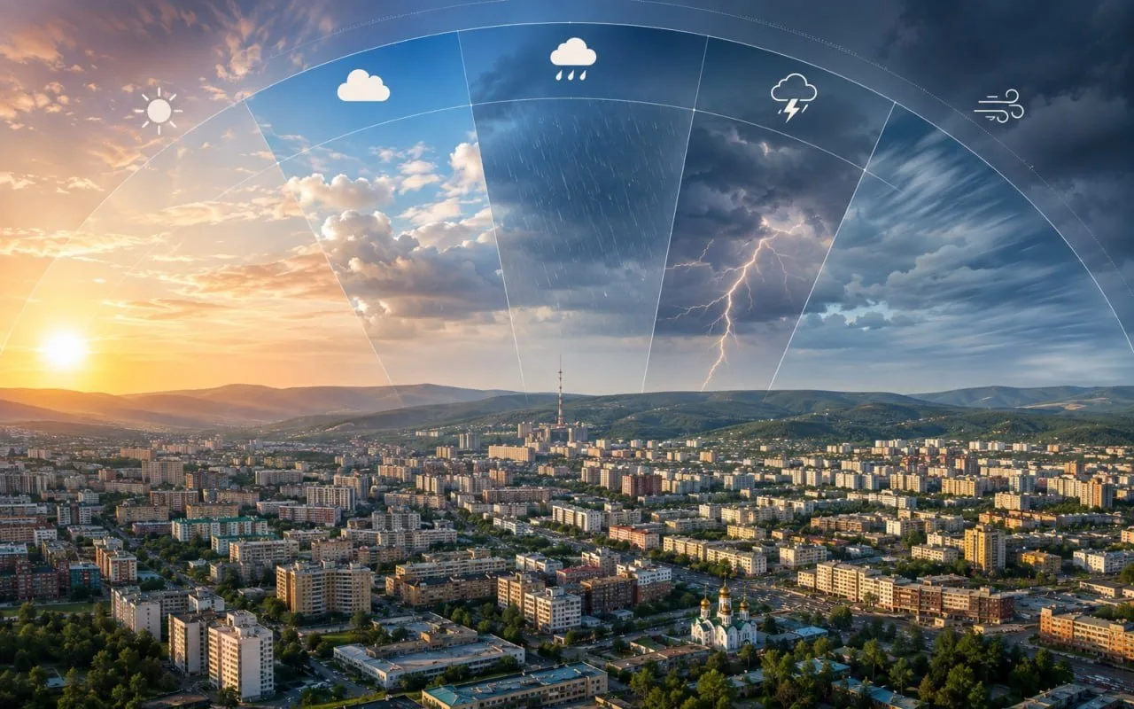 🌦 Тёплая суббота и мокрый снег в воскресенье: какая погода ждёт Забайкалье
