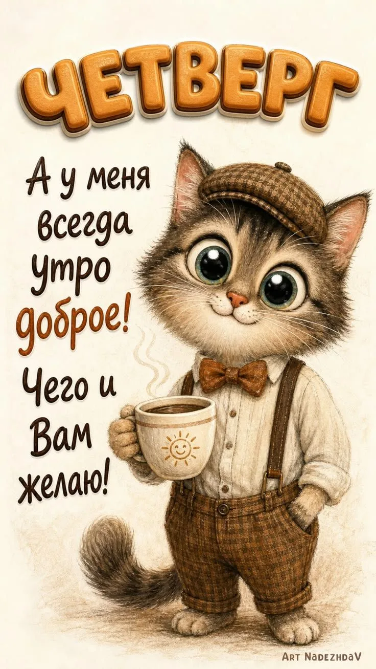☕ Доброе утро, Тюмень! Четверг, 15 октября — утро бодрит, день радует!