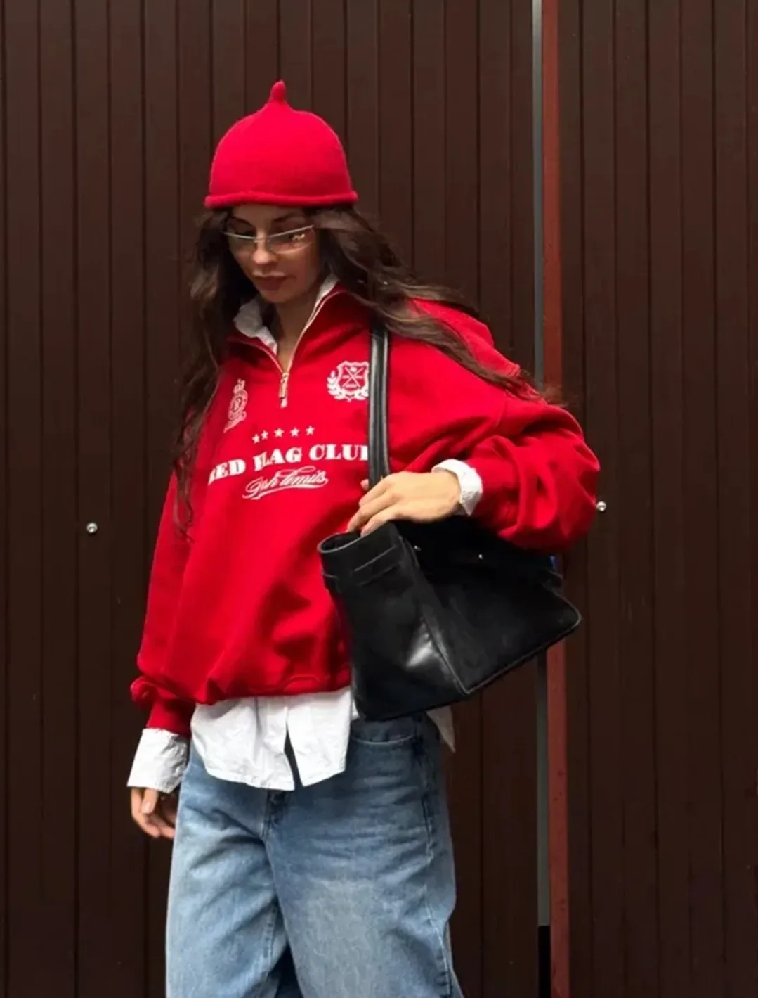 ❤️‍🔥 Свитшот Red Flag в стиле Y2K