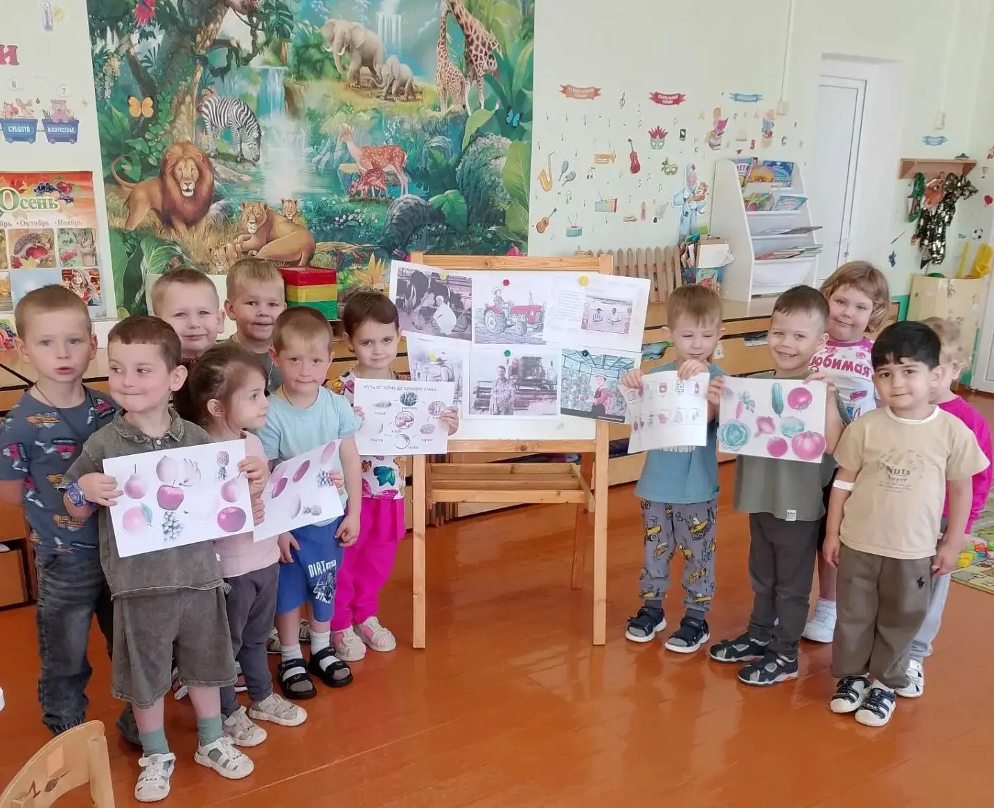 💥В средней группе Пчёлки прошёл тематический день, посвященный Дню работников сельског...