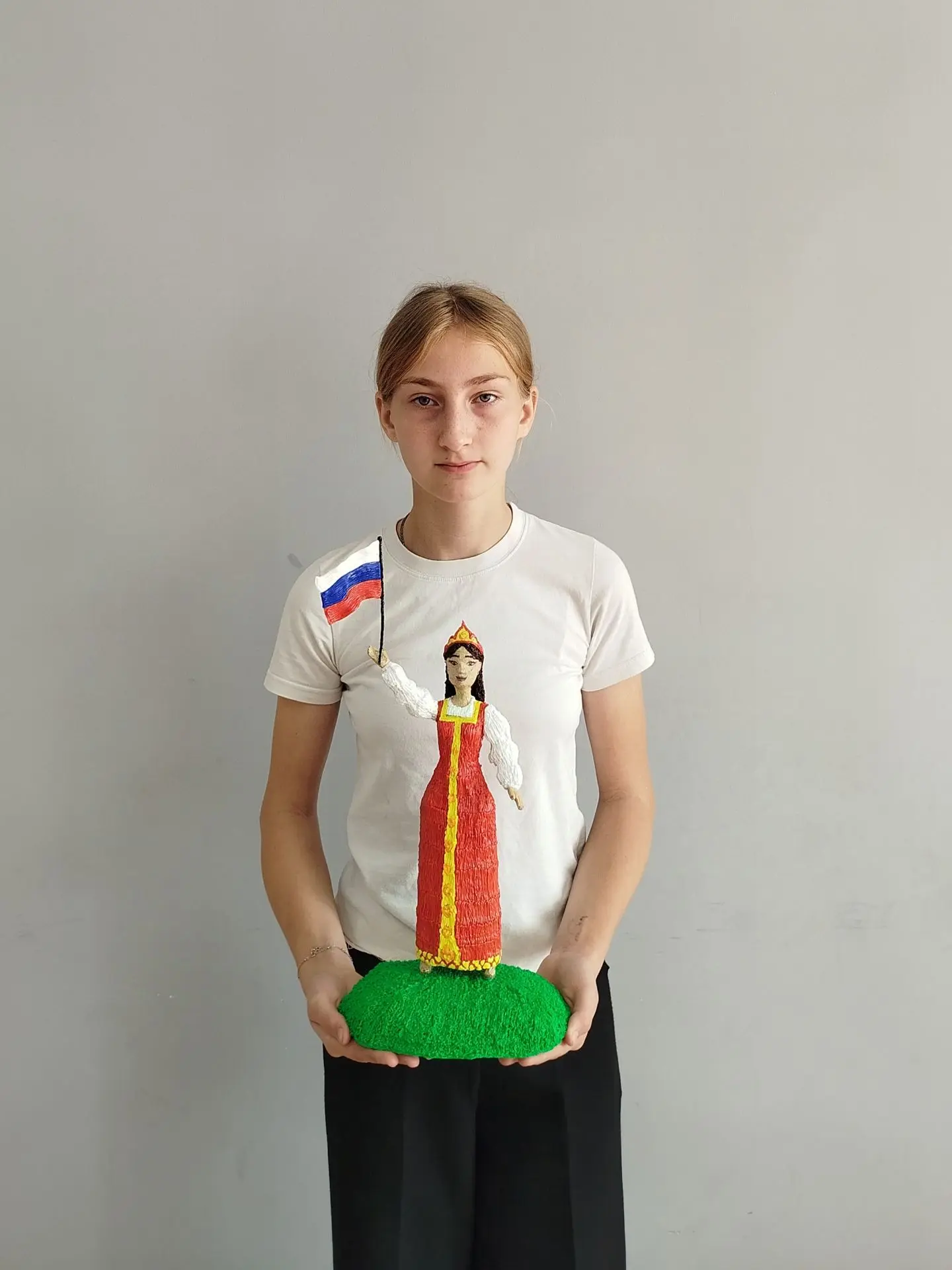 Пирогова Алёна, ученица 6 класса принимает участие во Всероссийском гражданско-патриоти...