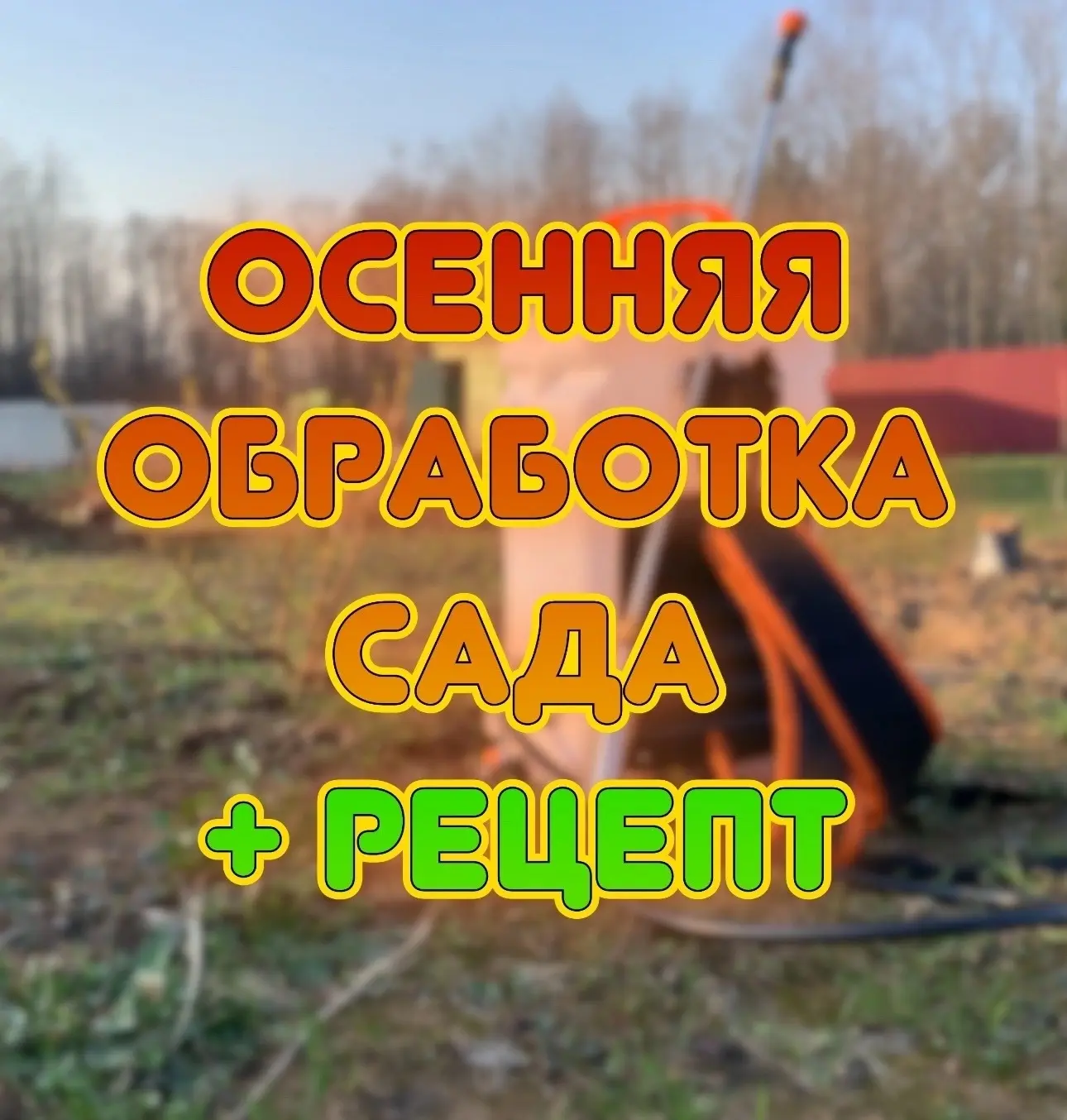 🍁🐛Искореняющая обработка сада. Подробное описание