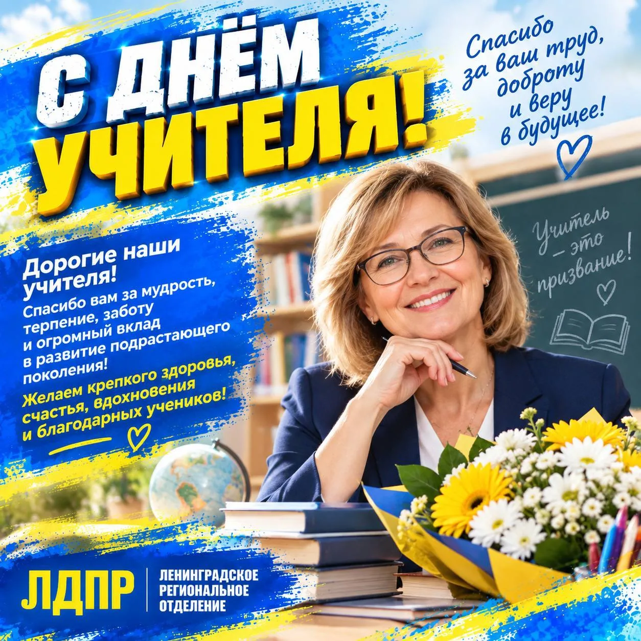 💐 С Днём учителя!