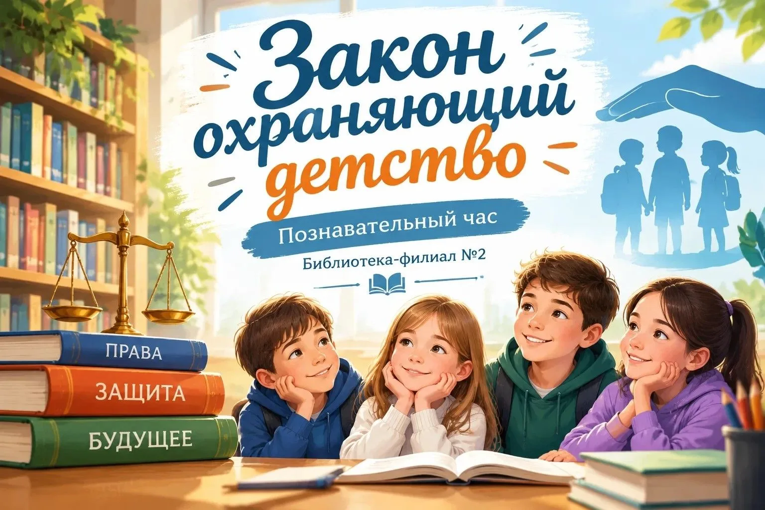 ‼️Познавательный час «Закон, охраняющий детство»: важность правовой грамотности для шко...