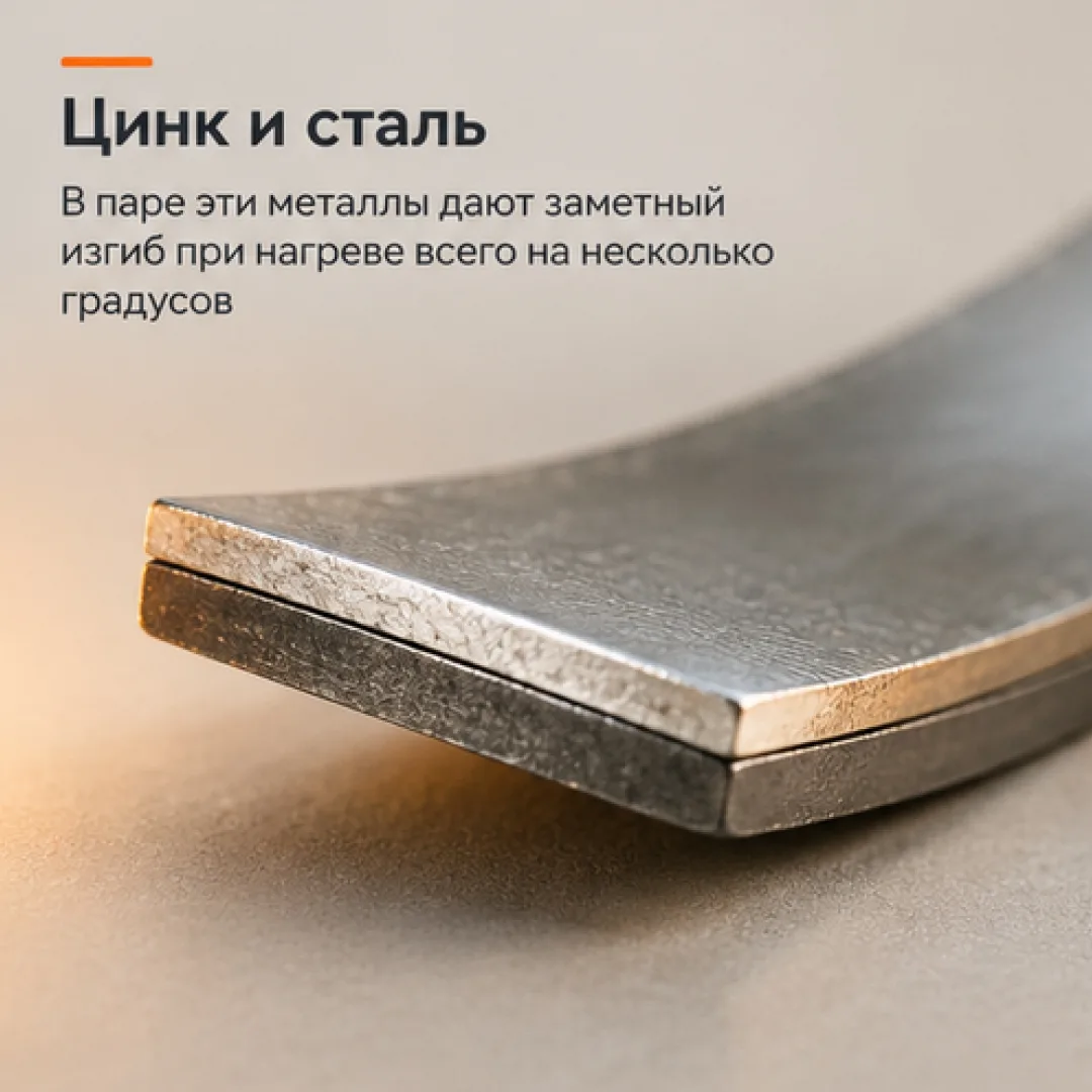 Биметаллическая пластина: два металла в одной детали!