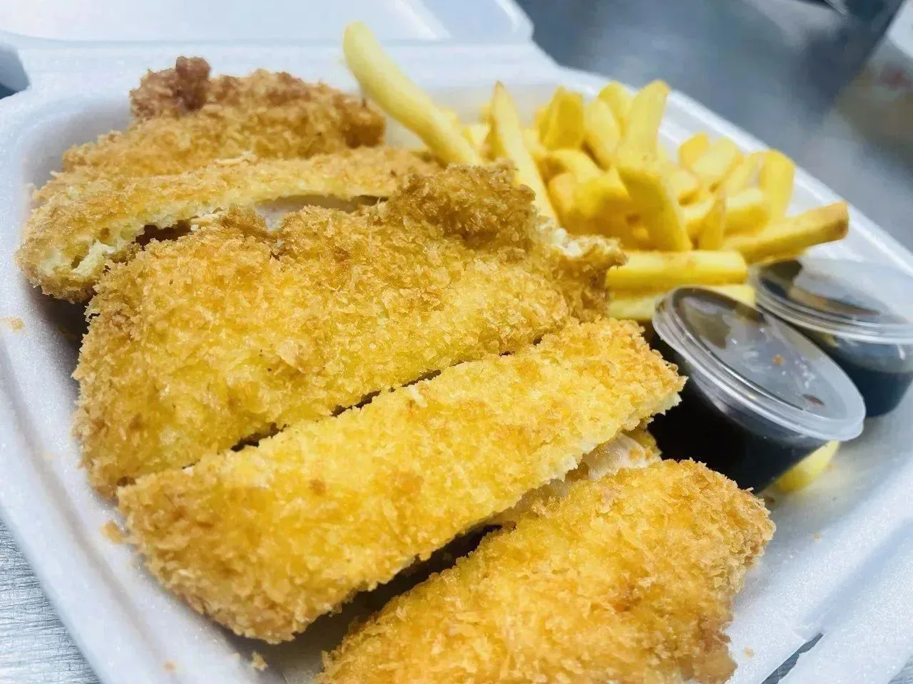 Курица терияки с картошкой фри 🍟  - 490р и мини - 300р
