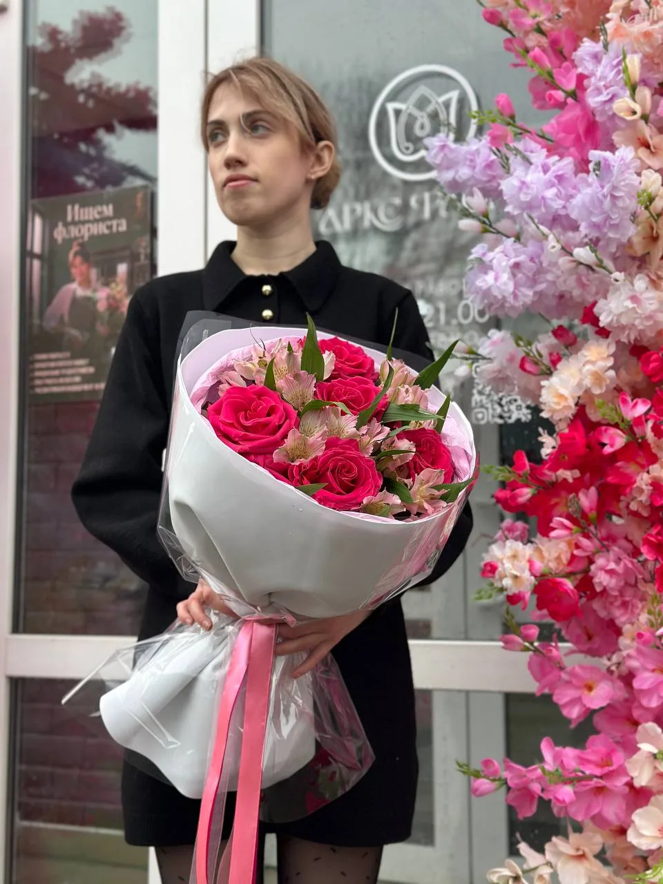 Букет из красной розы 4️⃣1️⃣5️⃣5️⃣🌹