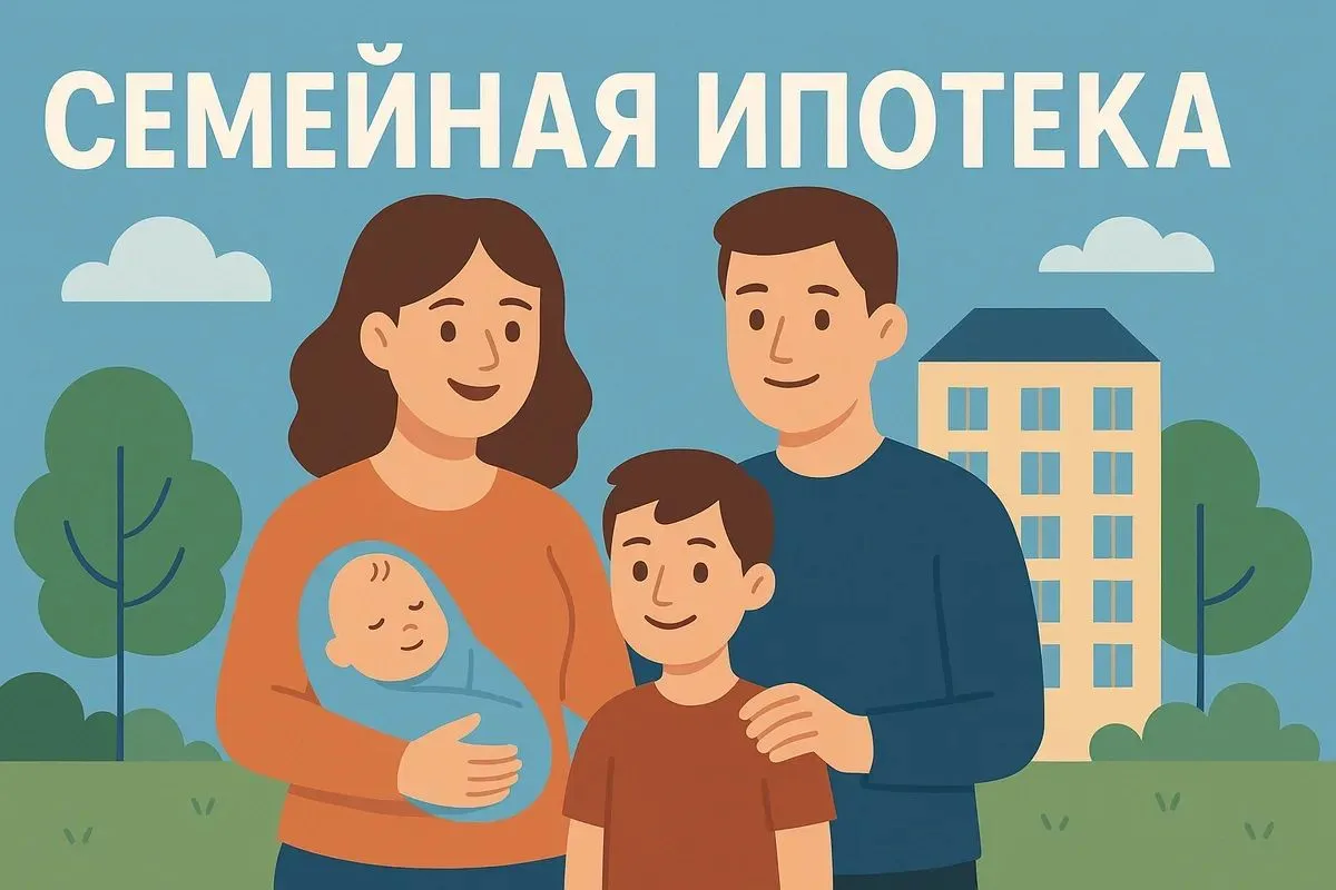 С 1 октября семейную ипотеку ограничат 15-летним сроком, а размер ставки по кредиту буд...