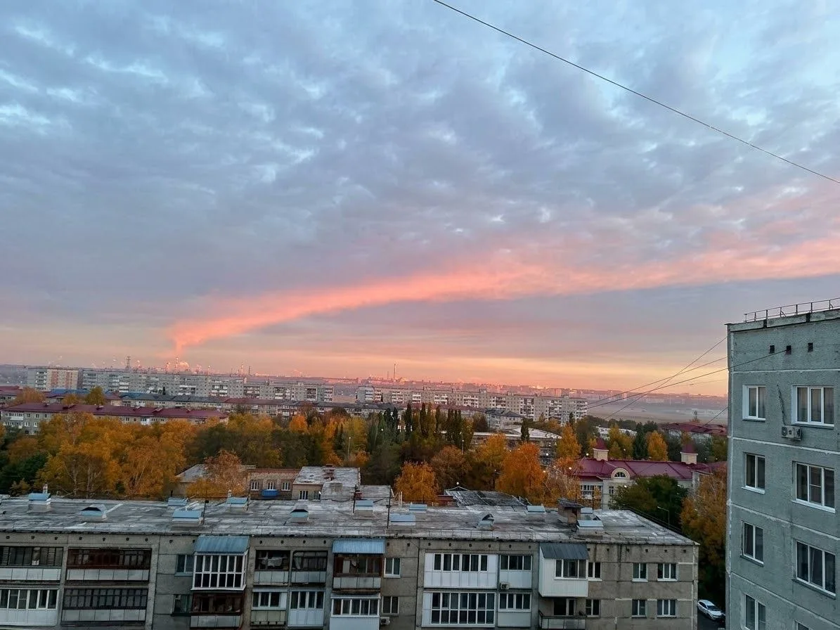 Такой красивый рассвет на Дианова