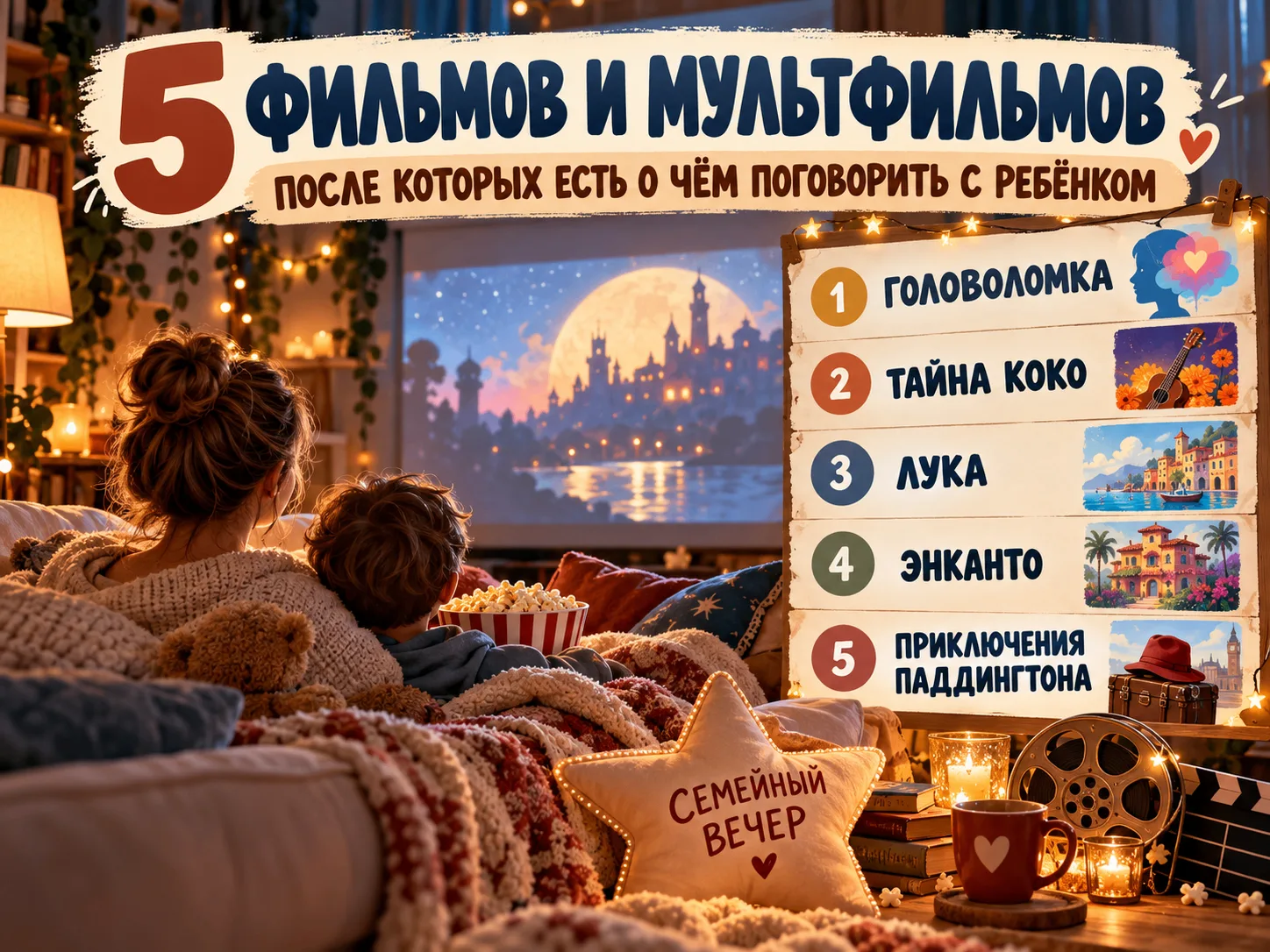 5 ФИЛЬМОВ И МУЛЬТФИЛЬМОВ, ПОСЛЕ КОТОРЫХ ЕСТЬ О ЧЁМ ПОГОВОРИТЬ С РЕБЁНКОМ