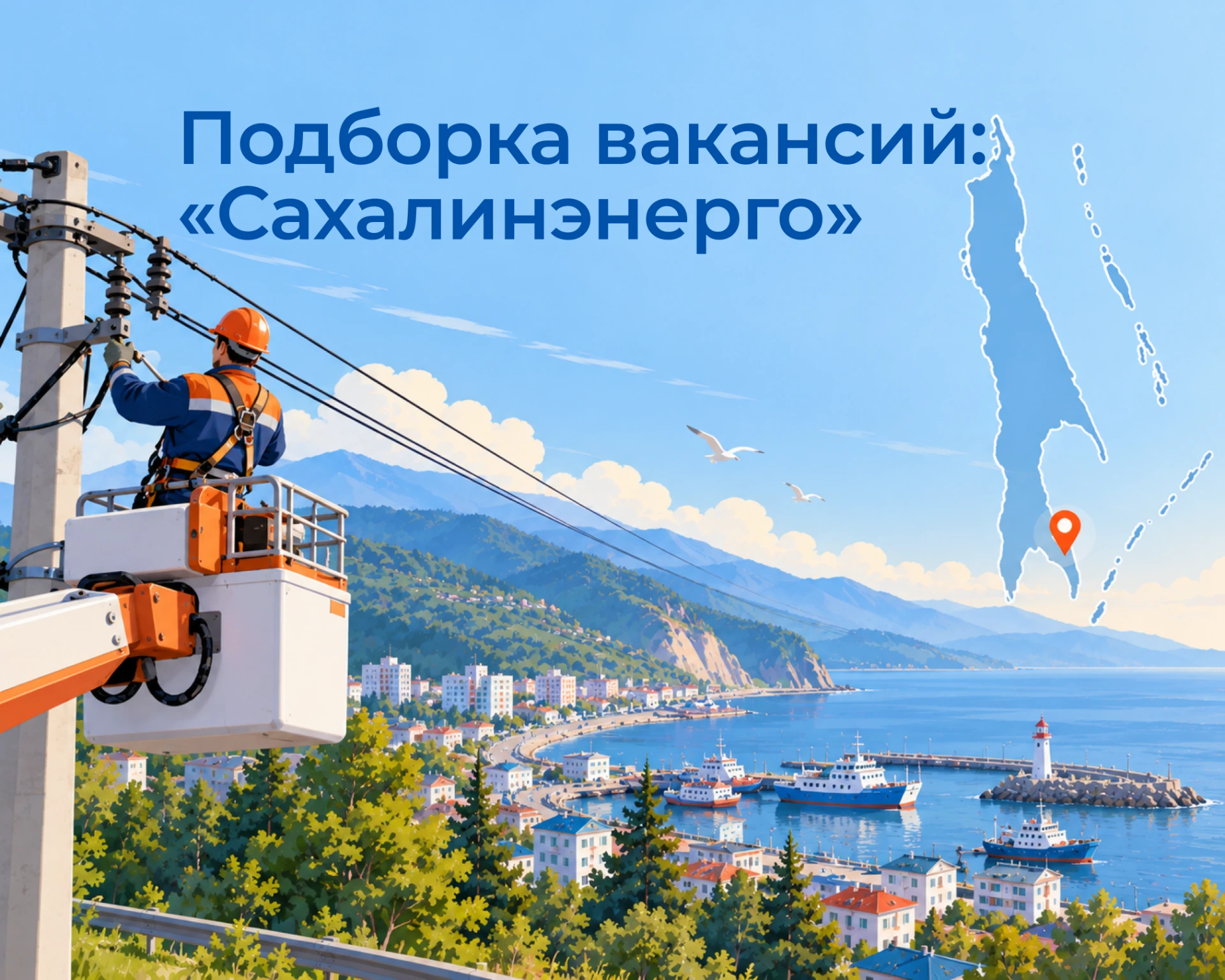 🔋 Вакансии «Сахалинэнерго»
