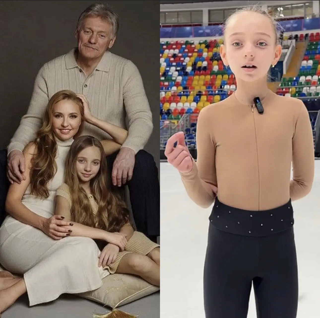 Дочь Татьяны Навки и Дмитрия Пескова вышла на лёд за результатом! ⛸️