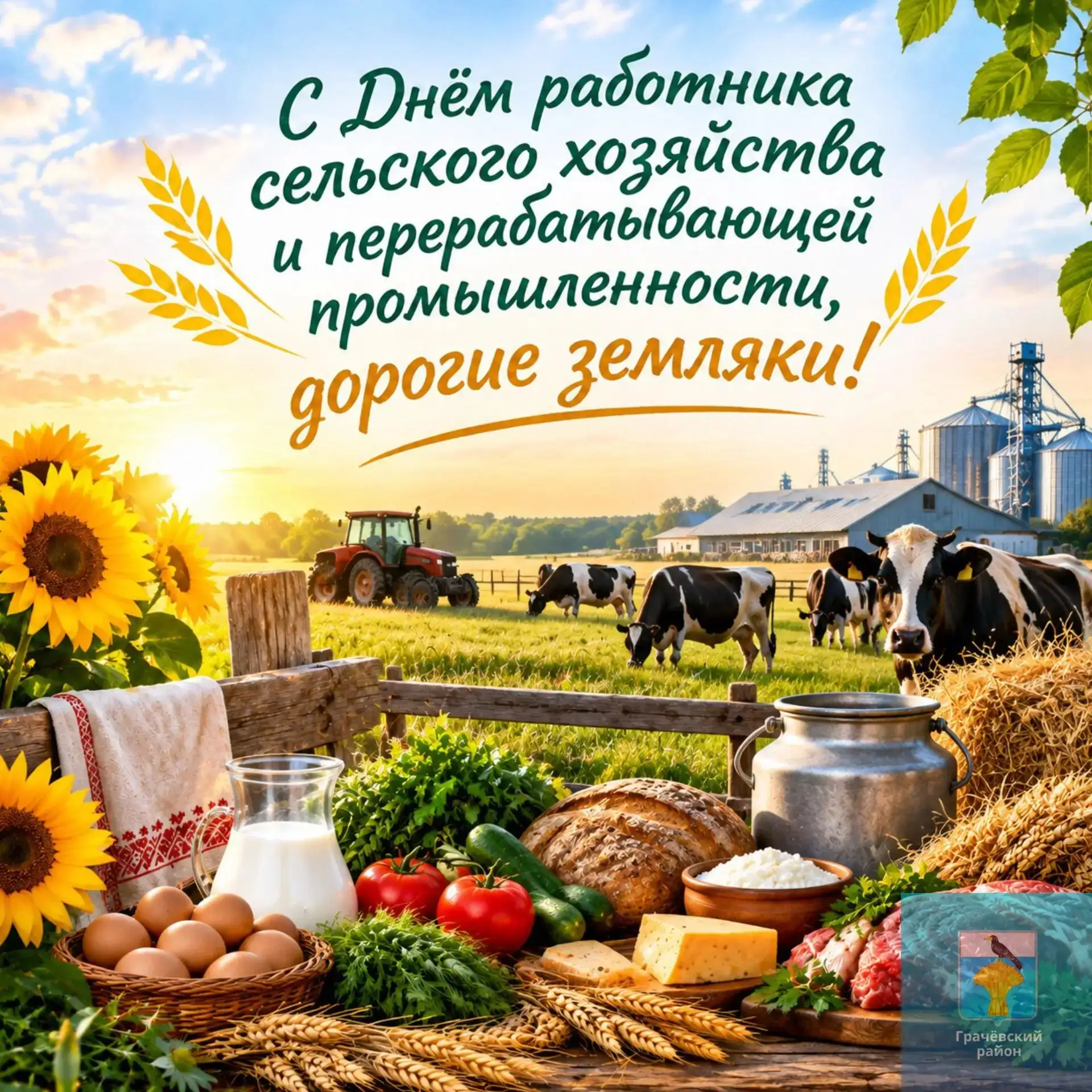 Дорогие труженики села и работники перерабатывающей промышленности, ветераны сельскохоз...