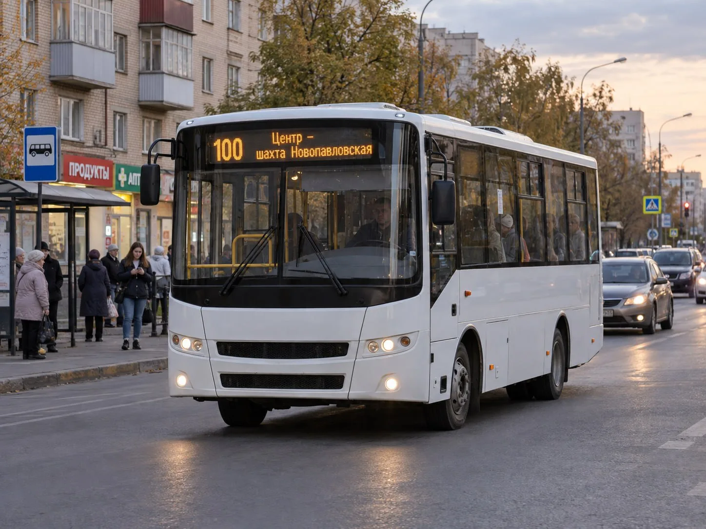 ❗️ Из-за атак БПЛА временно отменили автобусы в Красном Луче