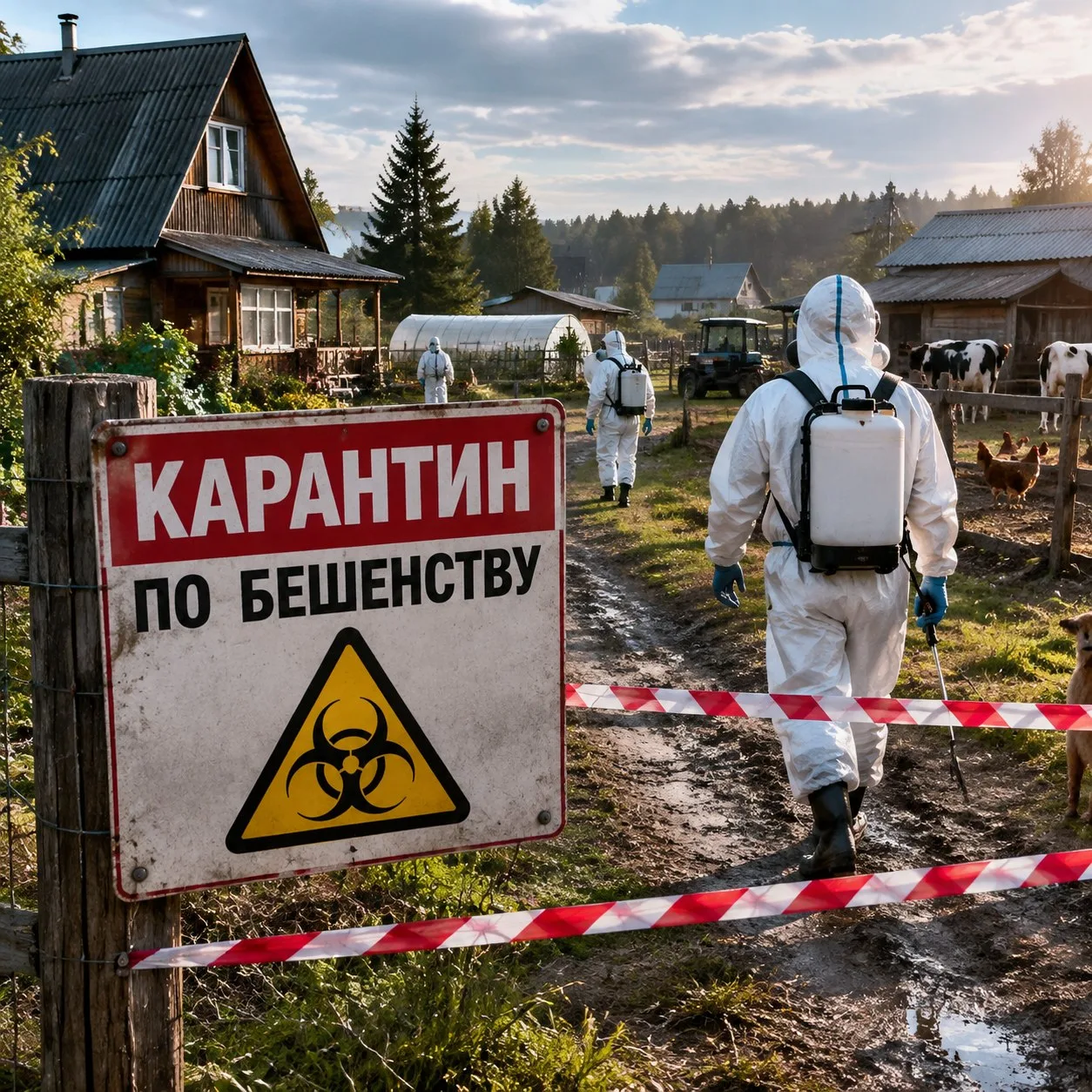 ⚡️В трёх округах Пермского края ввели карантин по бешенству