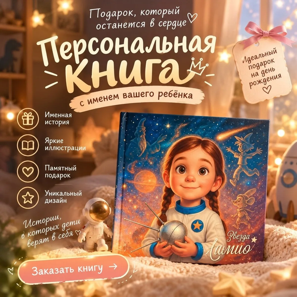 Ваш ребёнок — главный герой книги