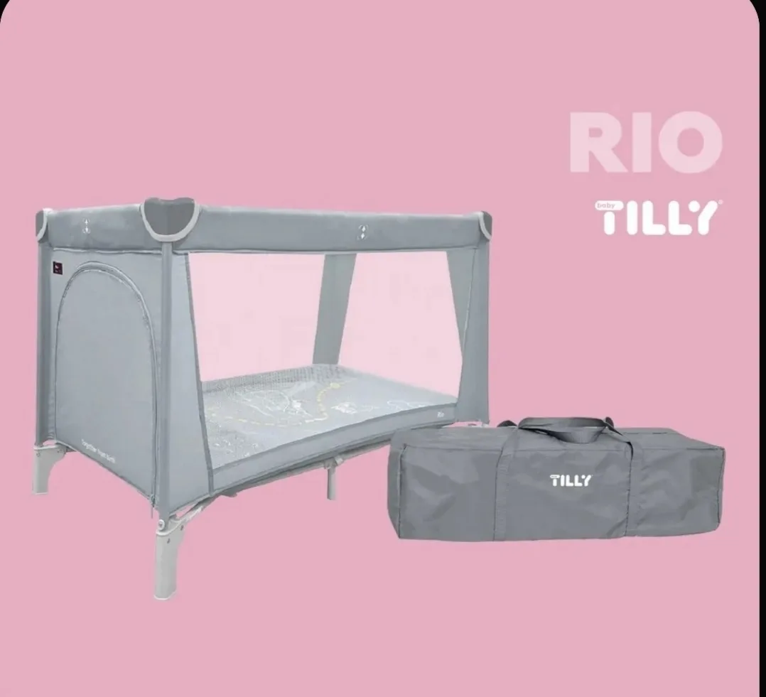 Продам детскую кровать-манеж BABY TILLY T-1011 Rio. Он имеет надежную и устойчивую конс...