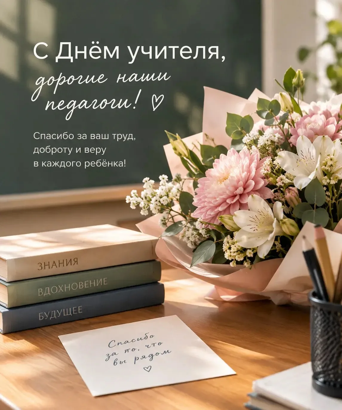 С Днём учителя, дорогие наши педагоги! 🤍