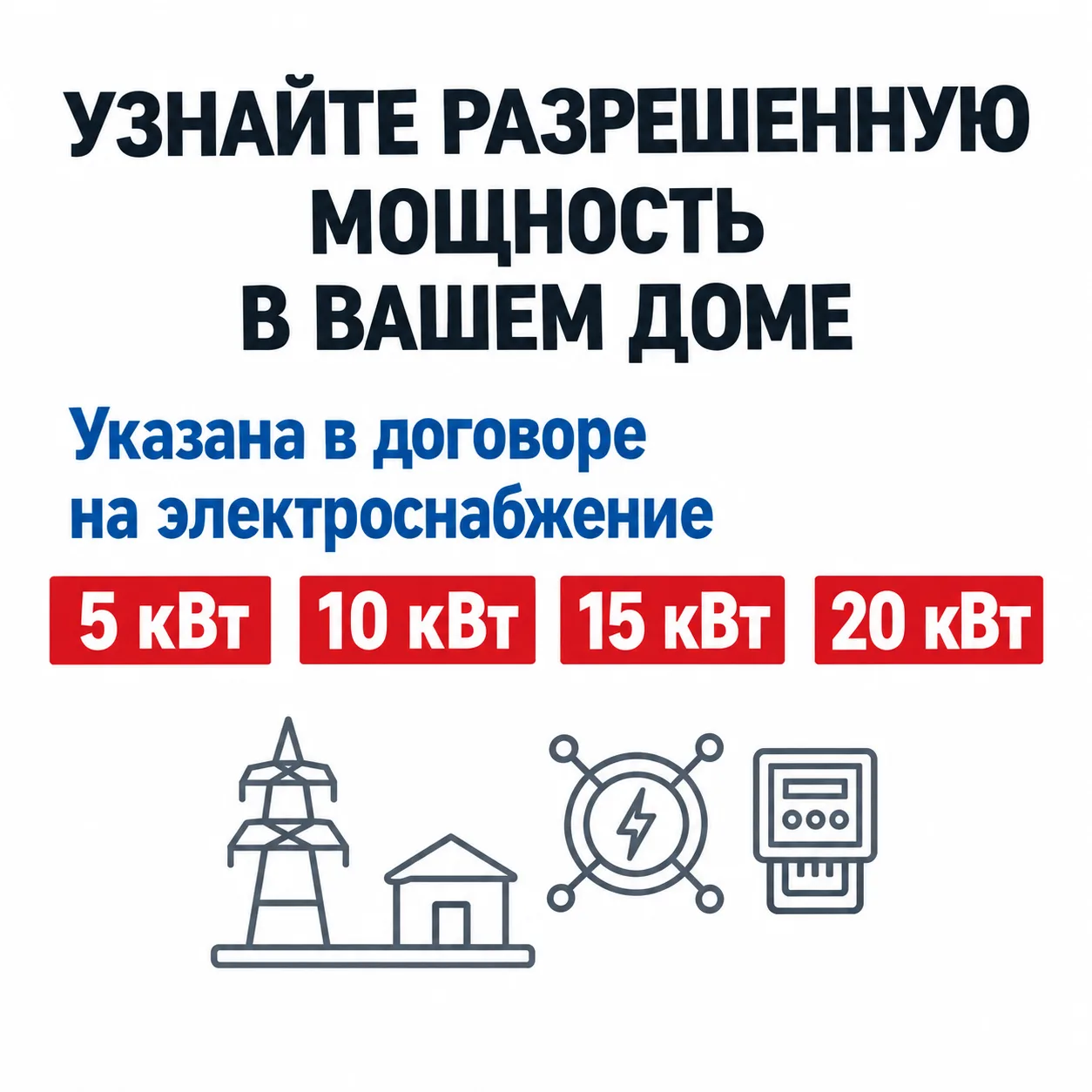 Счётчики в частном секторе автоматически не дадут превышать мощность