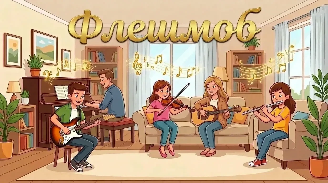 Флешмоб многодетных семей!