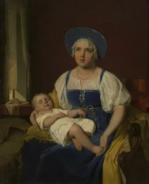🖼️ «Кормилица с ребёнком», 1830-е