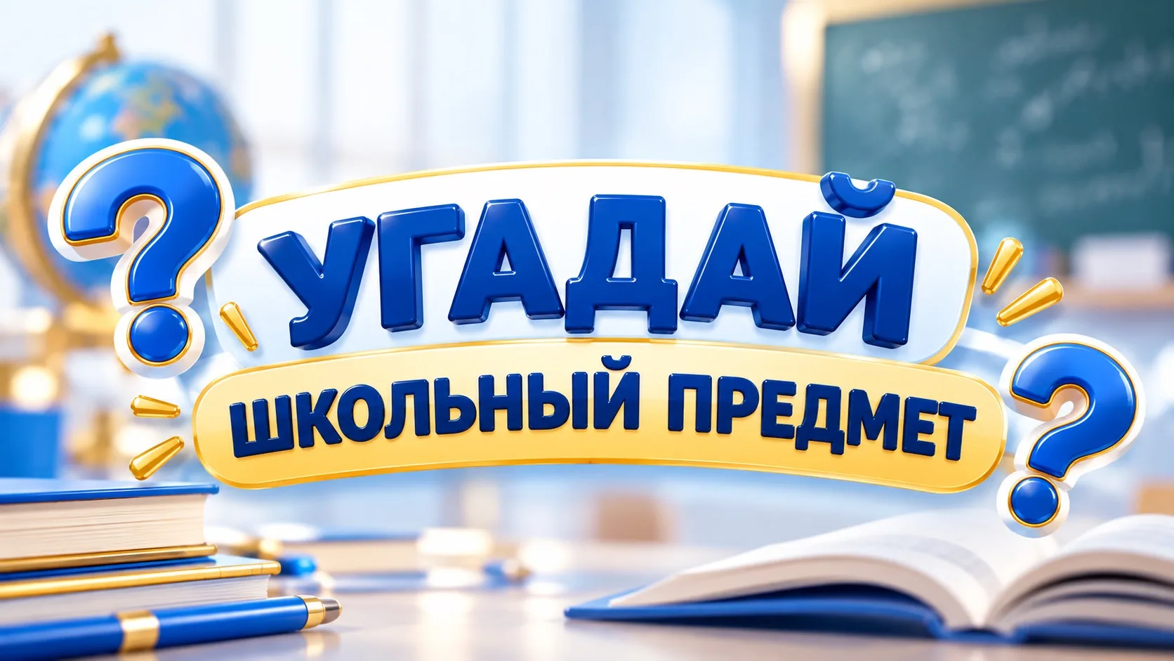 🔎 УГАДАЙ ШКОЛЬНЫЙ ПРЕДМЕТ ПО ТРЁМ ПОДСКАЗКАМ!