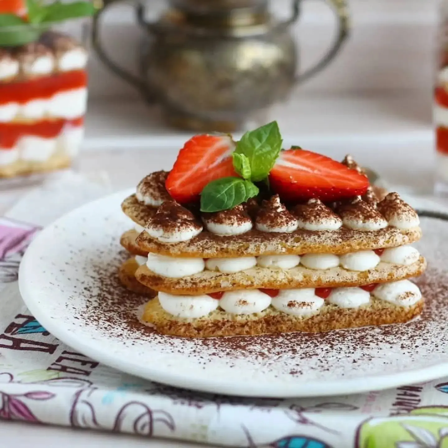 Клубничный Тирамису 😋