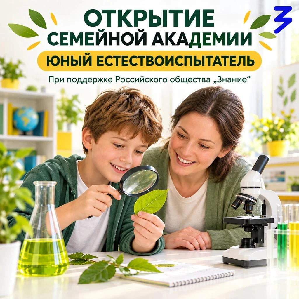 🔬 Академия открыта! Как мы запустили Семейную академию «Юного естествоиспытателя».
