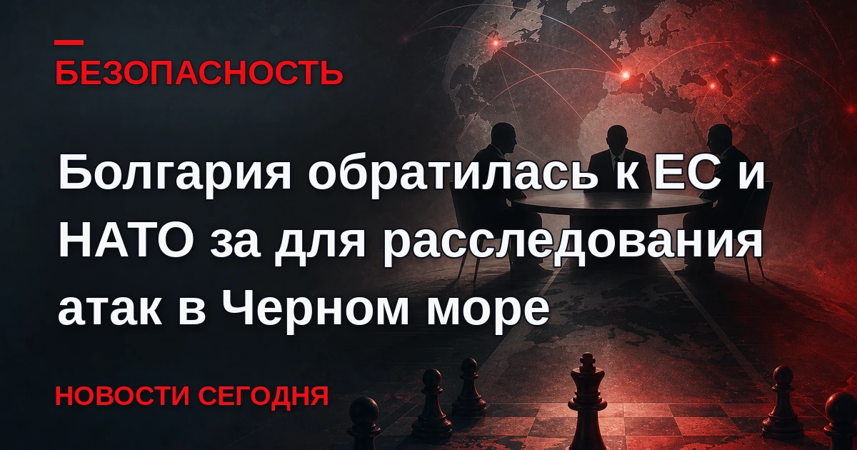 Болгария обратилась к ЕС и НАТО за технической помощью для продолжения расследования ат...
