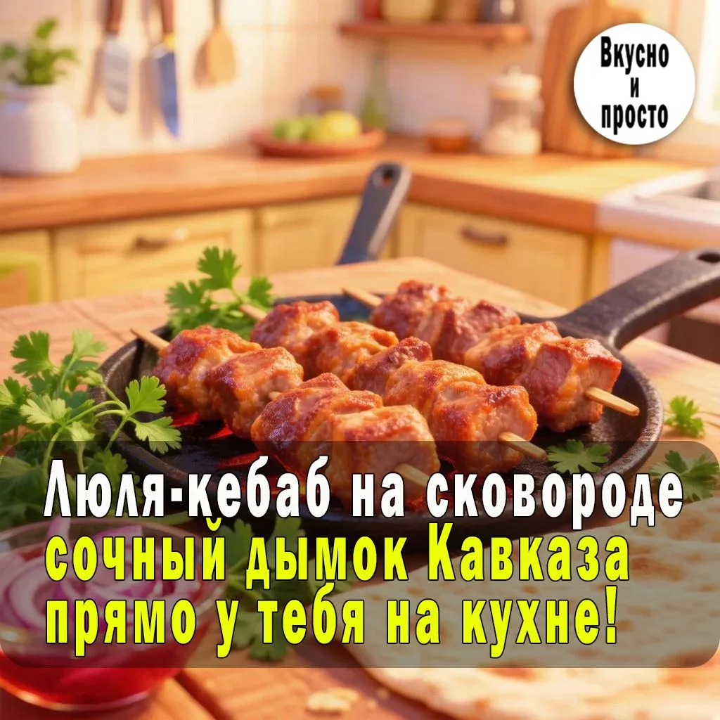 Люля-кебаб на сковороде