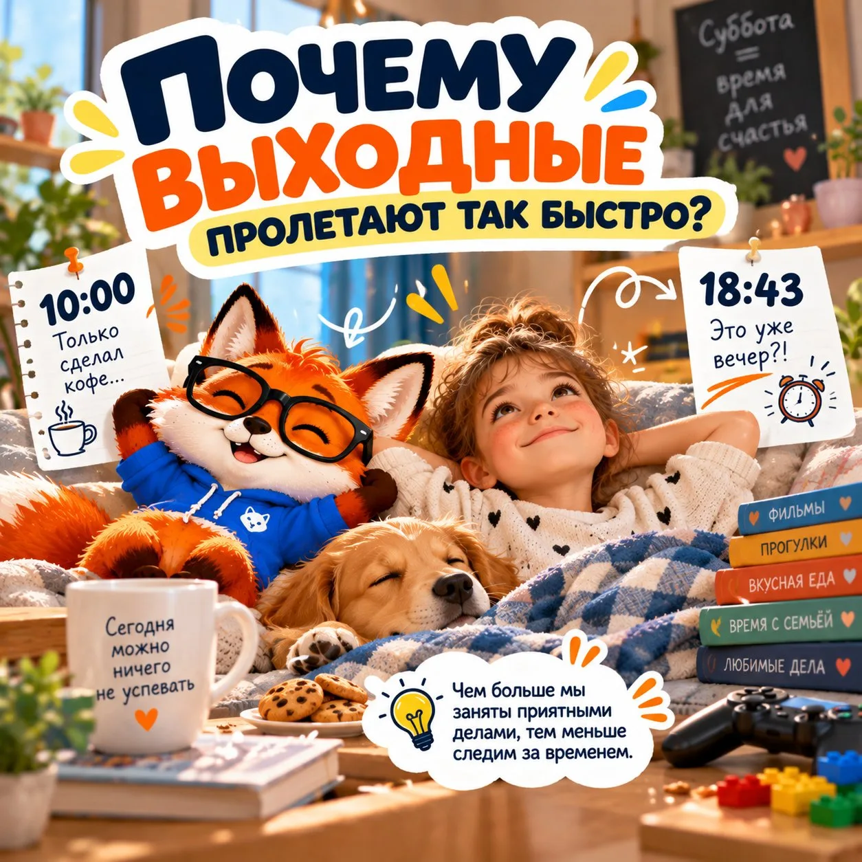 ПОЧЕМУ ВЫХОДНЫЕ ПРОЛЕТАЮТ ТАК БЫСТРО? 😳