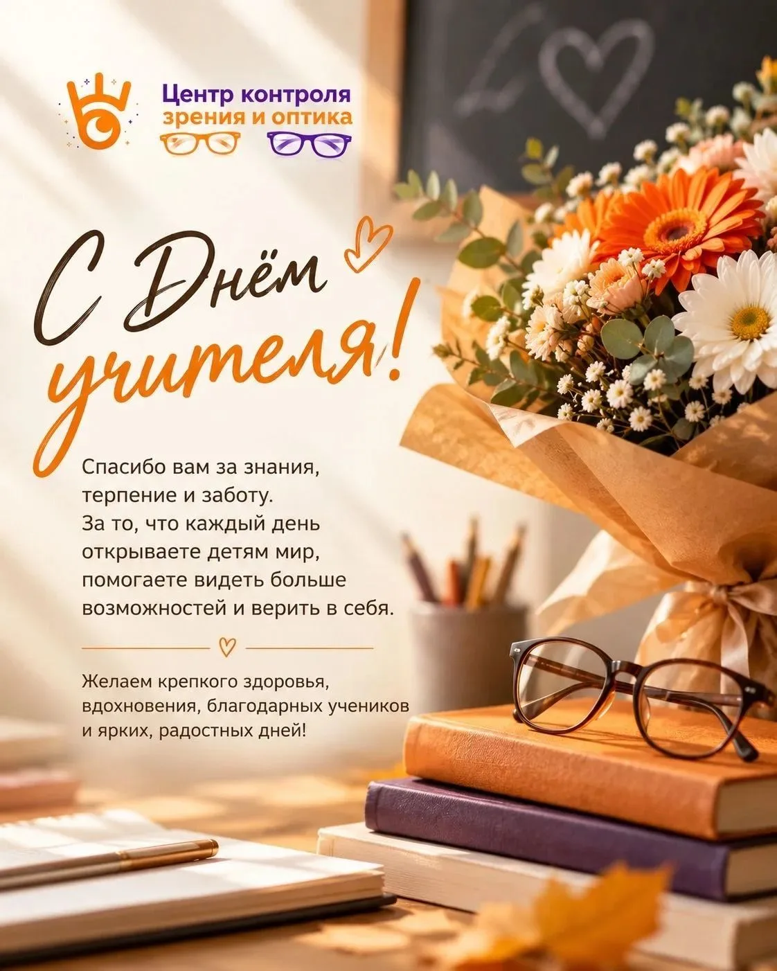 С Днём учителя! 🌸