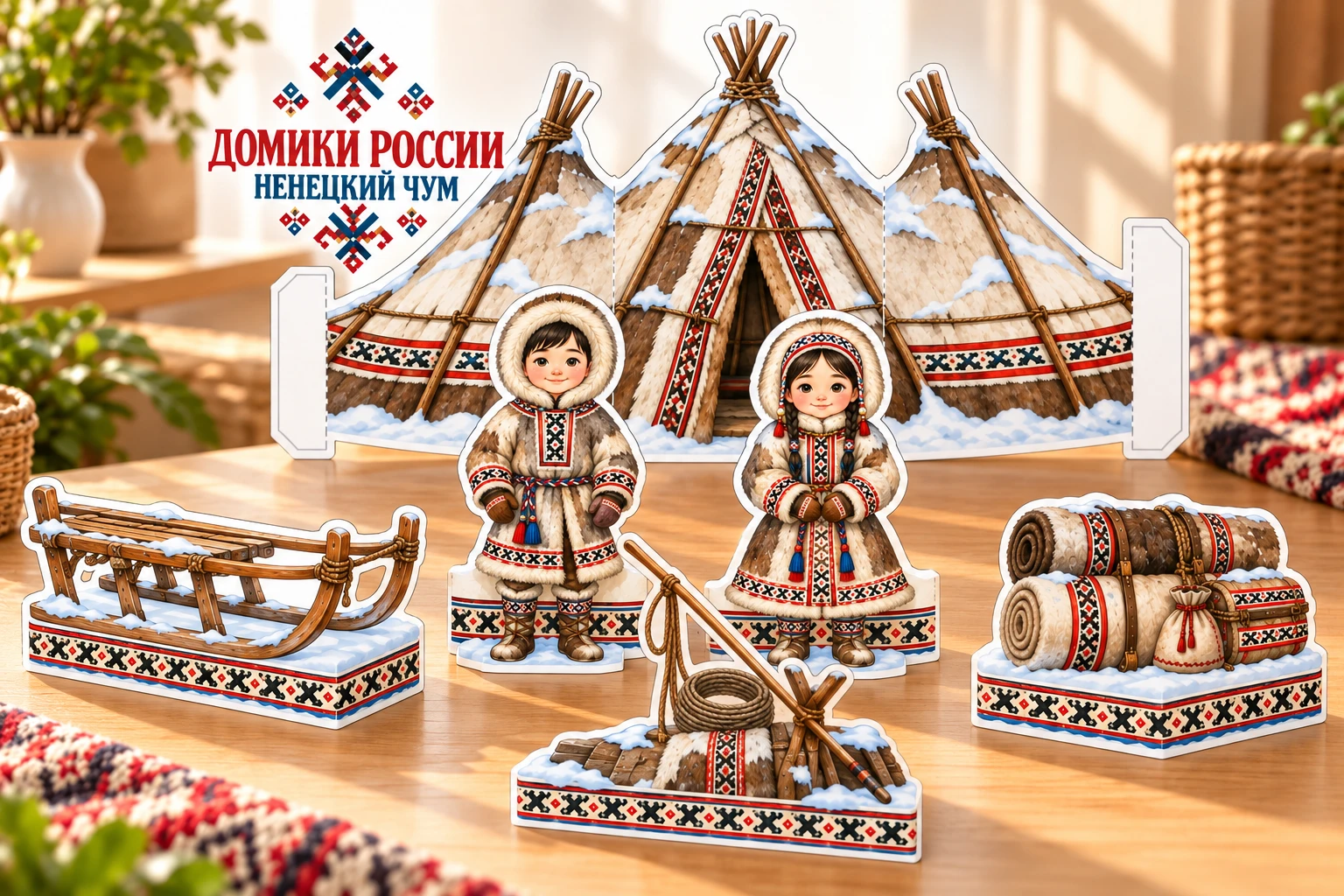 🏡 «ДОМИКИ РОССИИ» — НЕНЕЦКИЙ ЧУМ ❄️