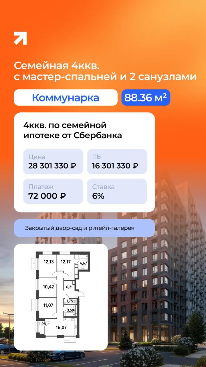 4 способа покупки в ЖК Смарт Гарден — рассмотрим на примере 4ккв. 88.36 м²