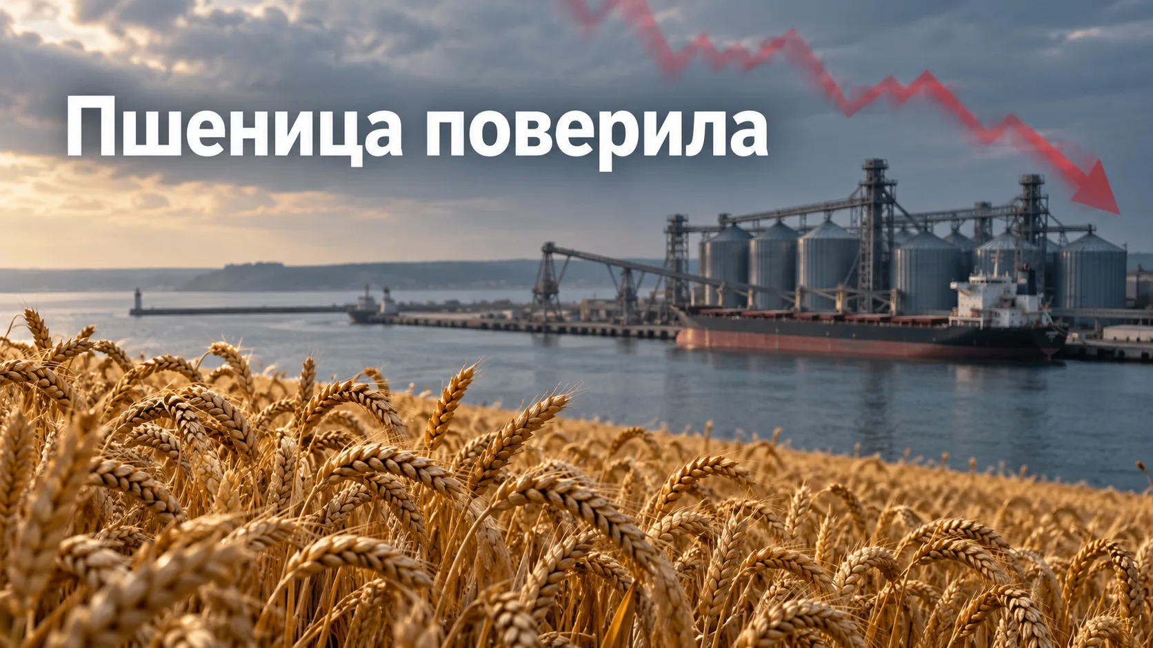 🌾 ПШЕНИЦА ДЕШЕВЕЕТ ЧЕТВЁРТЫЙ ДЕНЬ. РЫНОК ПОВЕРИЛ В ПЕРЕМИРИЕ