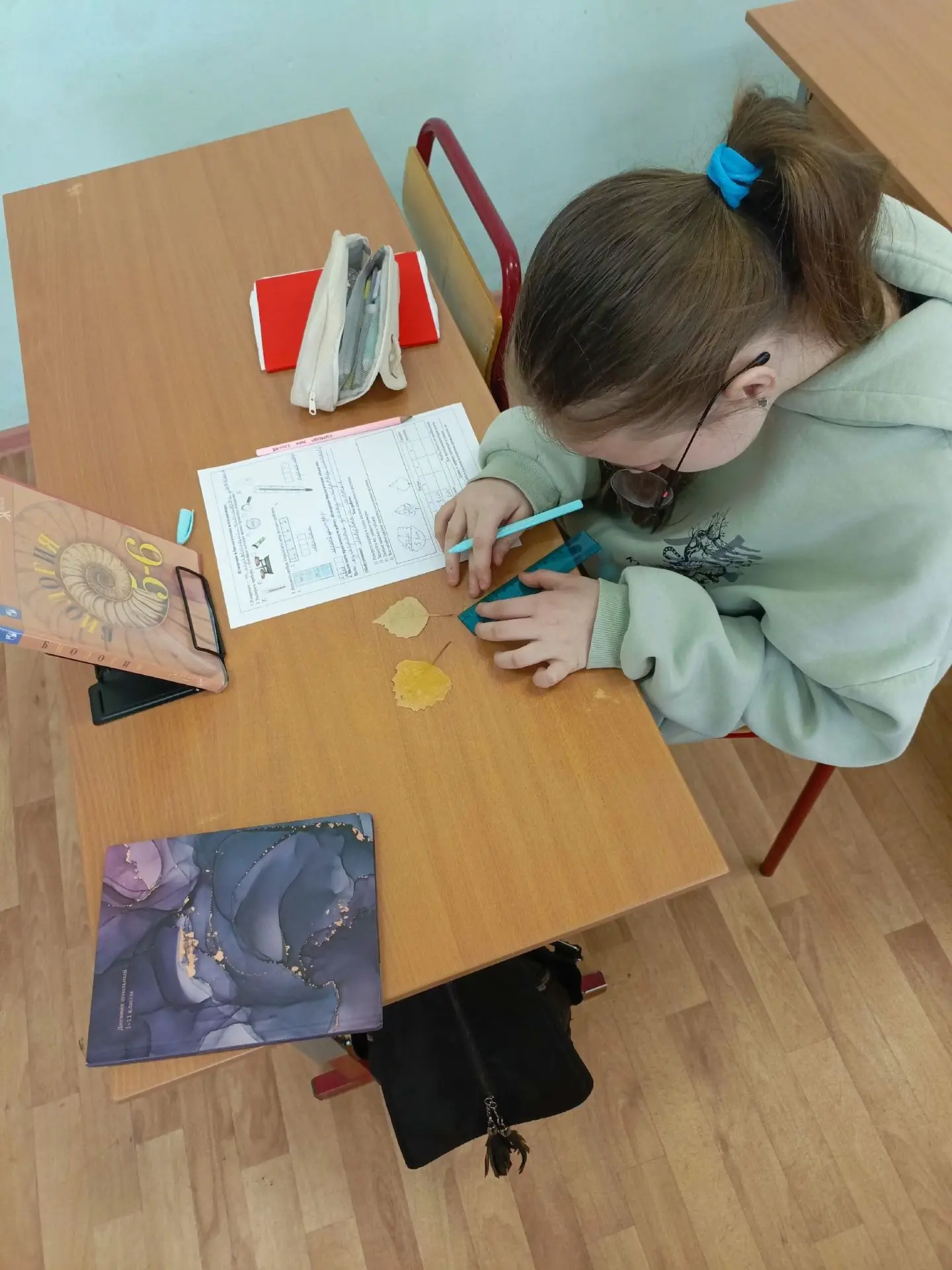 Юные исследователи 5 «Б» класса в действии!