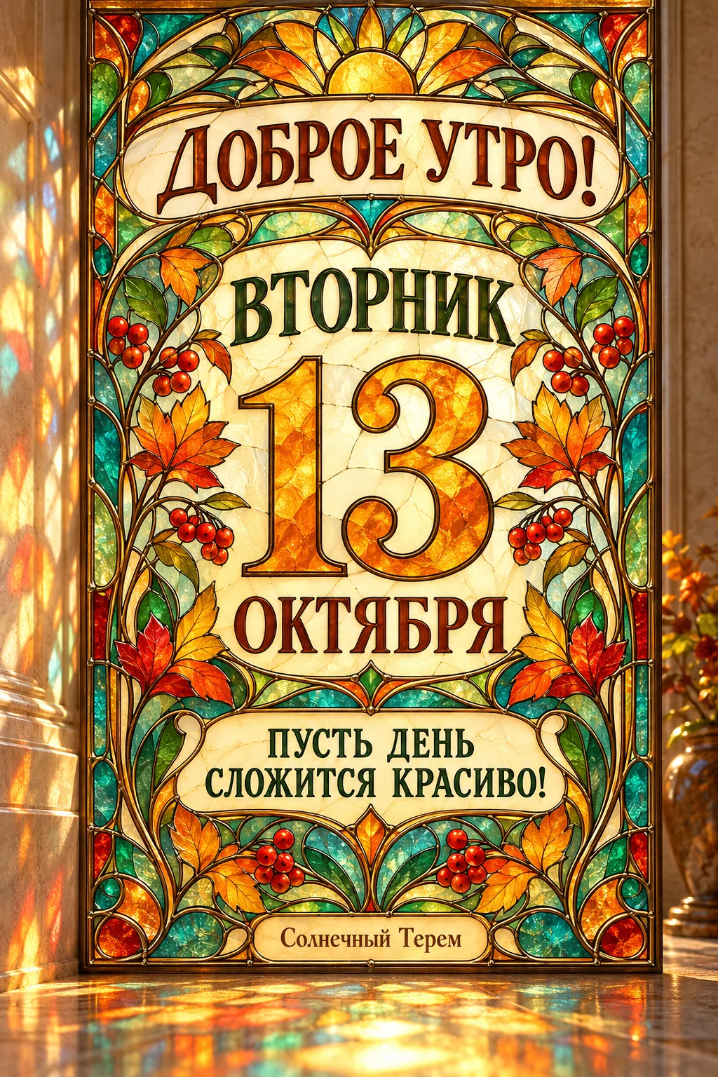 Пусть вторник будет добрым, спокойным и богатым на маленькие приятности. ❤️
