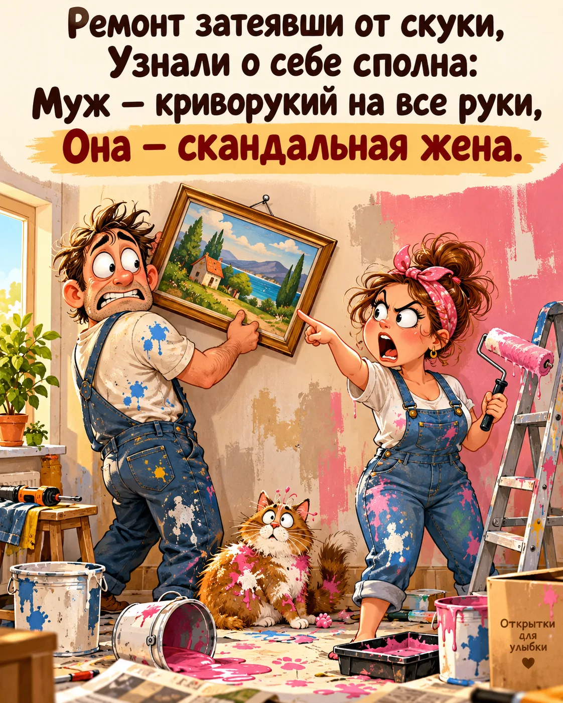 🛠️ Хотели обновить обои, а заодно узнали весь словарный запас друг друга!