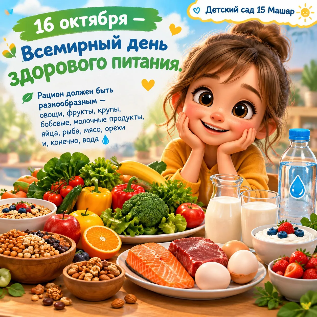 🎉 16 октября — Всемирный день здорового питания!