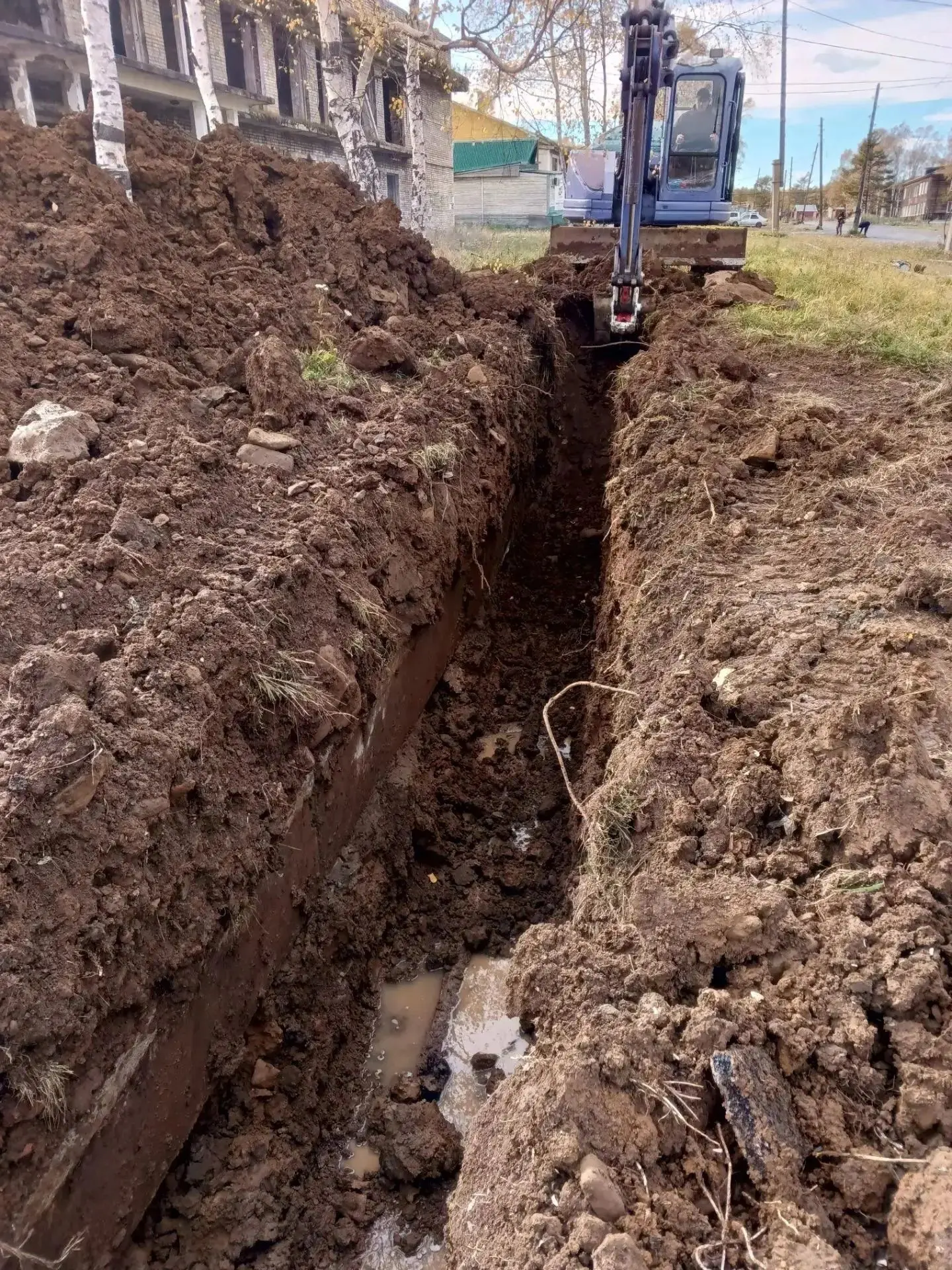 💧 В Токах завершили замену участка водопровода
