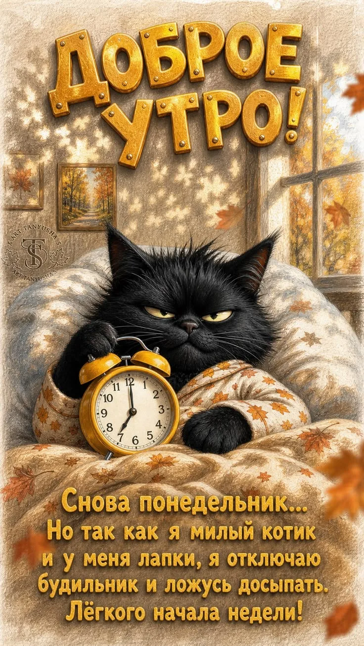 Доброе утро вторника!